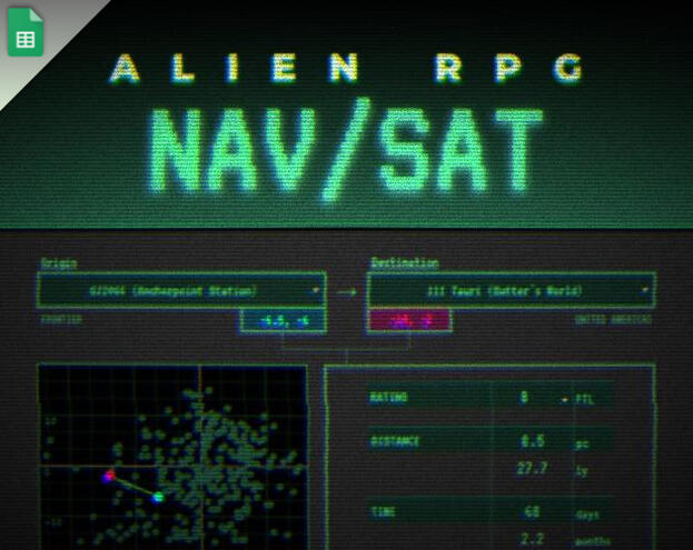 Alien RPG Nav/Sat: FTL Calculator